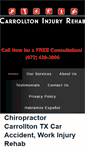 Mobile Screenshot of findchiropractorcarrolltontx.com